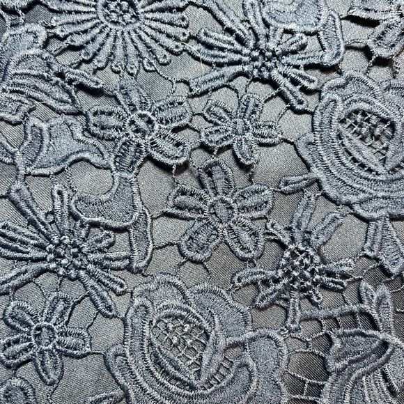 Love Poem Navy Blue Lace Mini Dress- new with tags - Picture 6 of 13